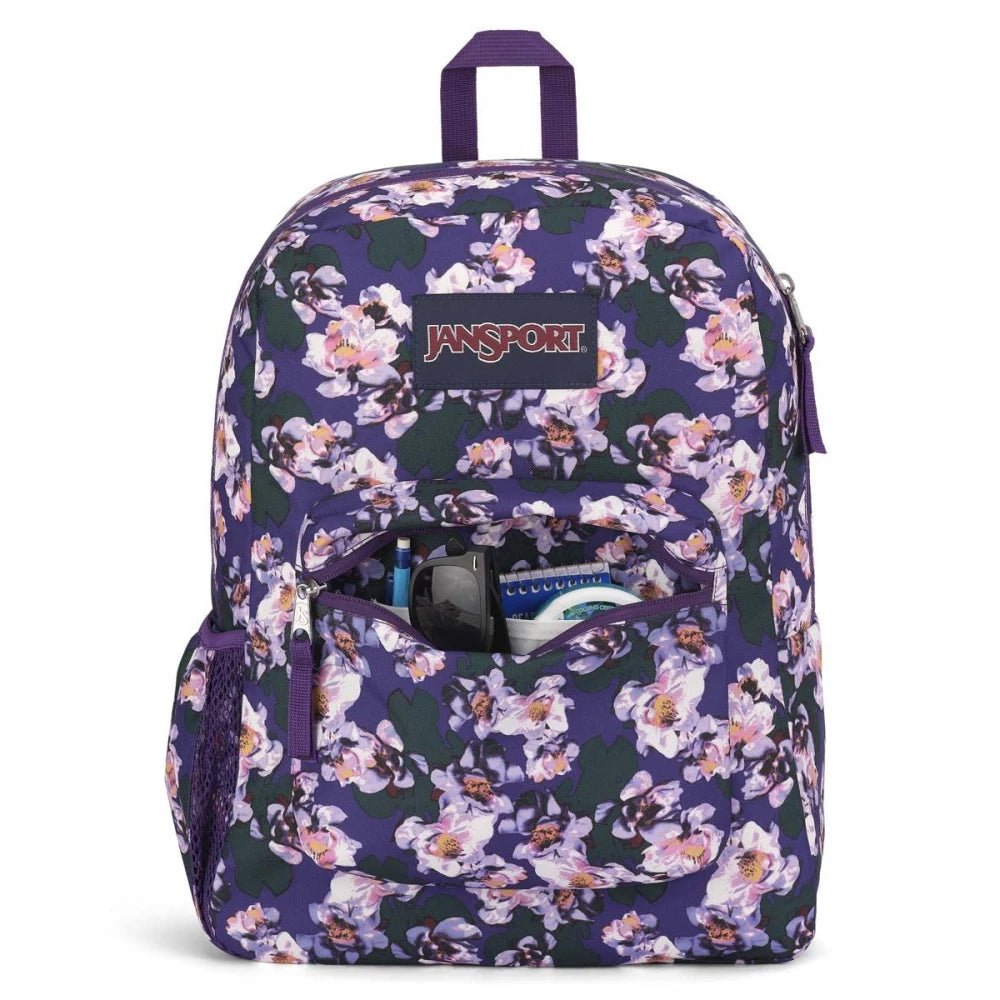 JanSport Cross Town Mochila escolar con cerezas de 8 bits JS0A47LW93L