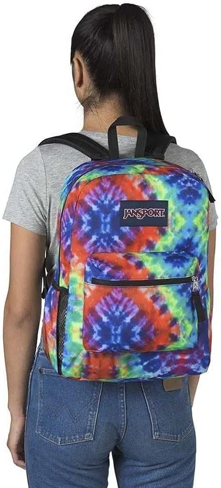 JanSport Cross Town Mochila escolar con cerezas de 8 bits JS0A47LW93L