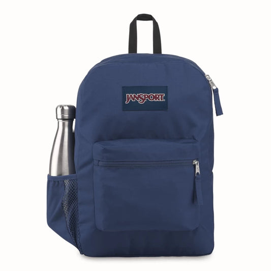 JanSport 크로스 타운 네이비 블루 스쿨 백팩