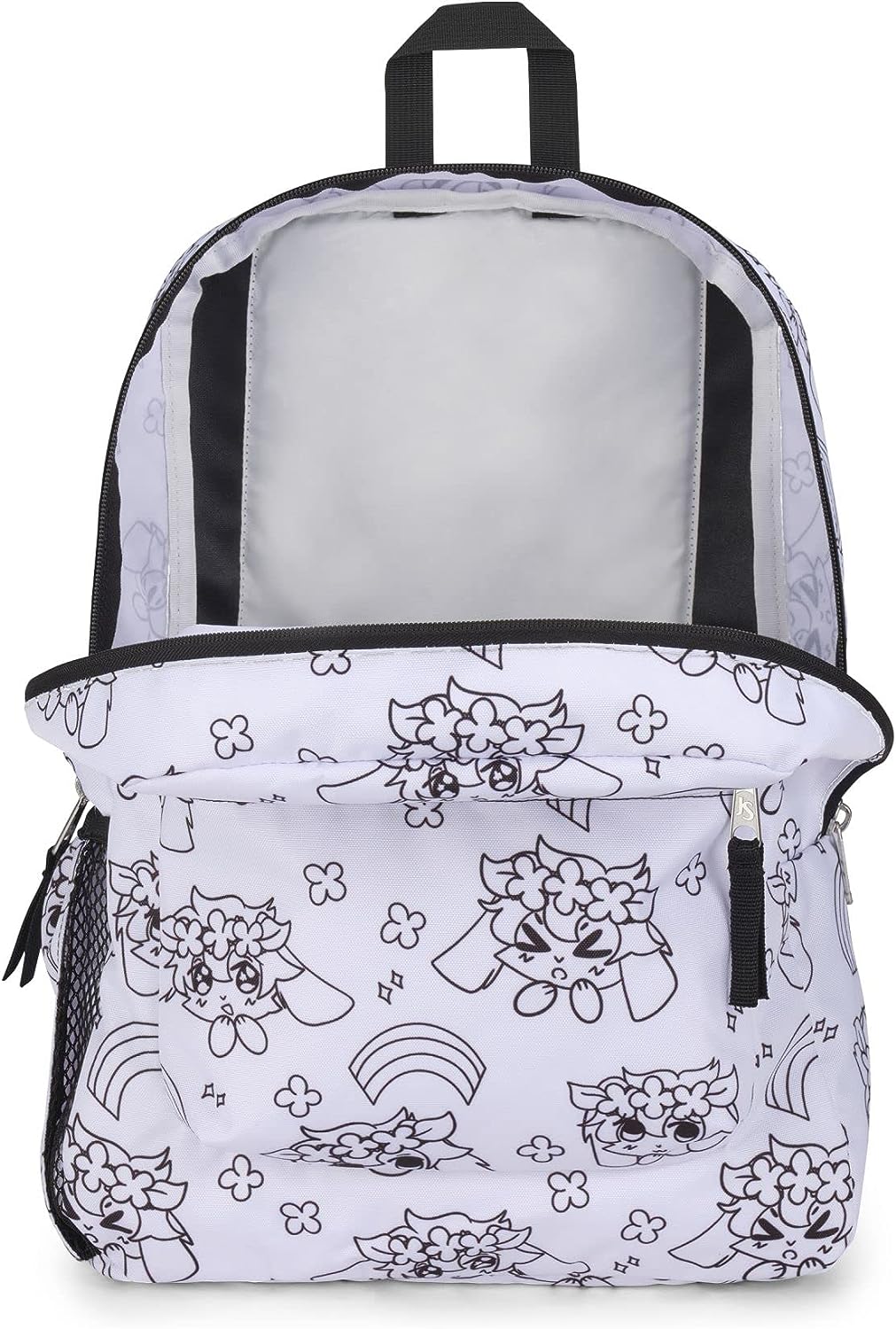 JanSport Cross Town Mochila escolar con cerezas de 8 bits JS0A47LW93L