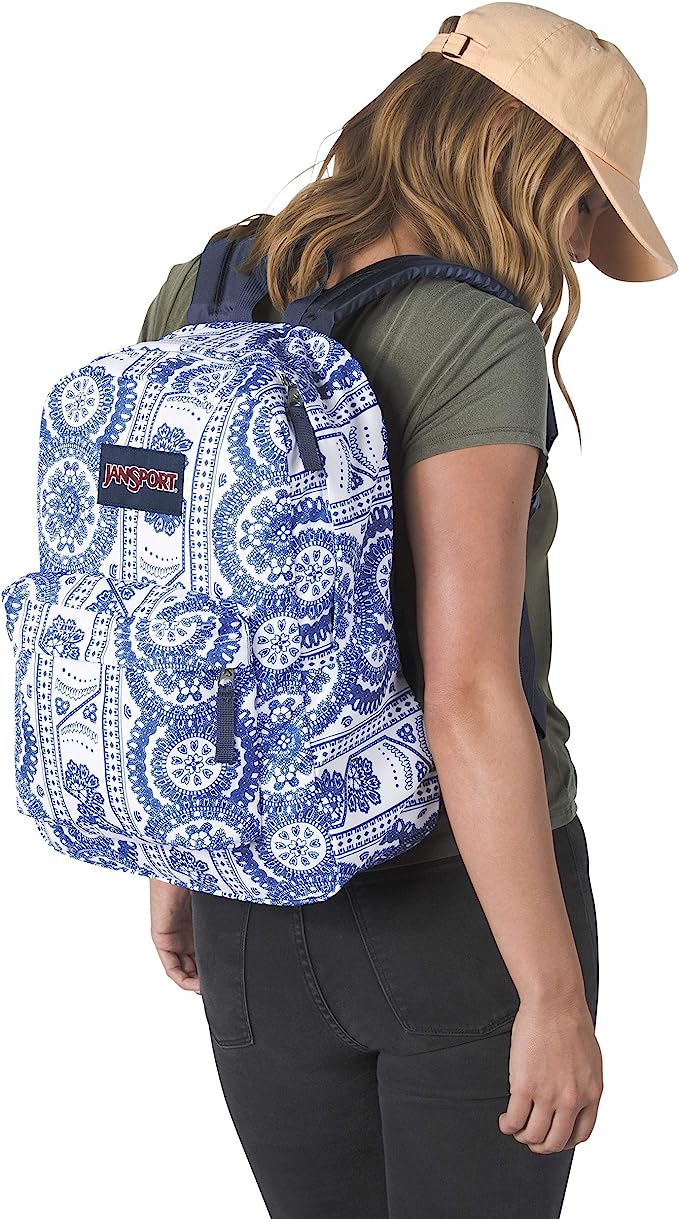 Jansport Superbreak Backpack White Swedish Lace