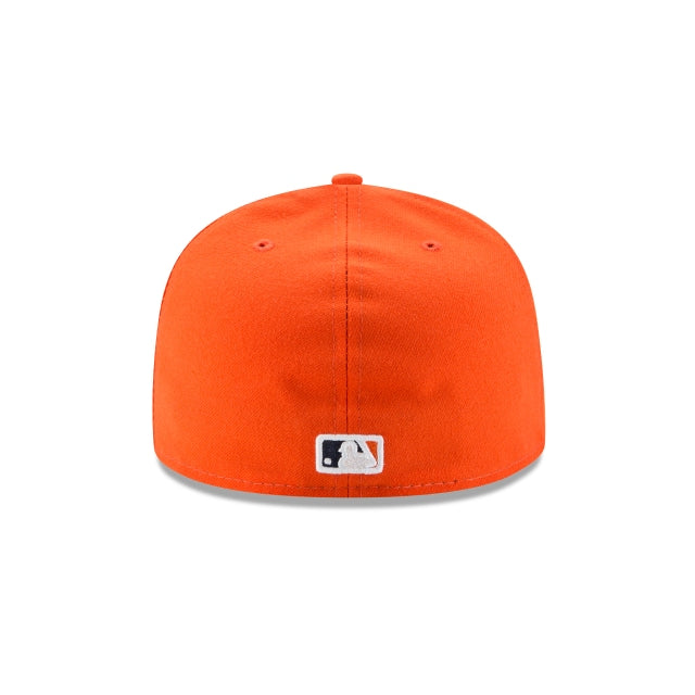 New Era 59FIFTY MLB Houston Astros Authentic Collection On-Field Fitted Hat naranja/azul marino