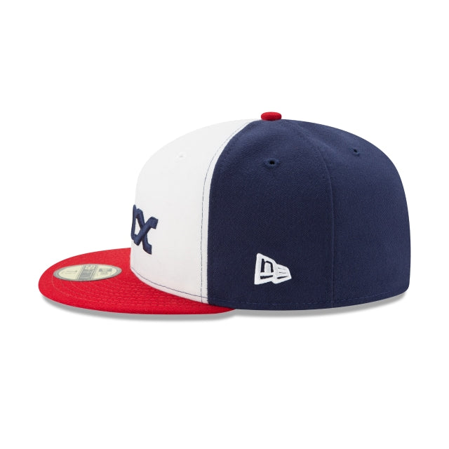 New Era 59FIFTY MLB Chicago White Sox Gorra ajustada básica negra y blanca