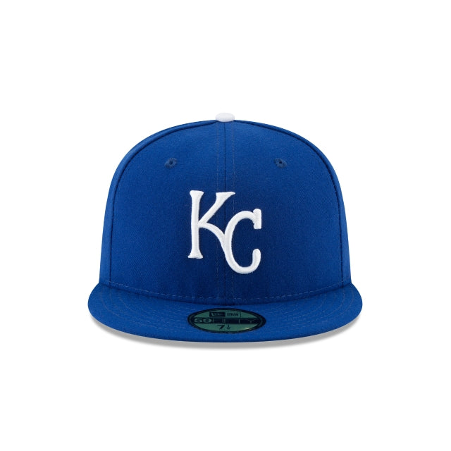 New Era 59FIFTY MLB Kansas City Royals Authentic Collection On-Field Fitted Hat azul real