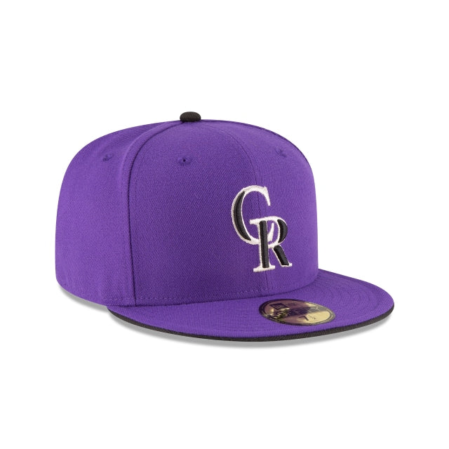 New Era 59FIFTY MLB Colorado Rockies Authentic Collection On Field Gorra ajustada Negro