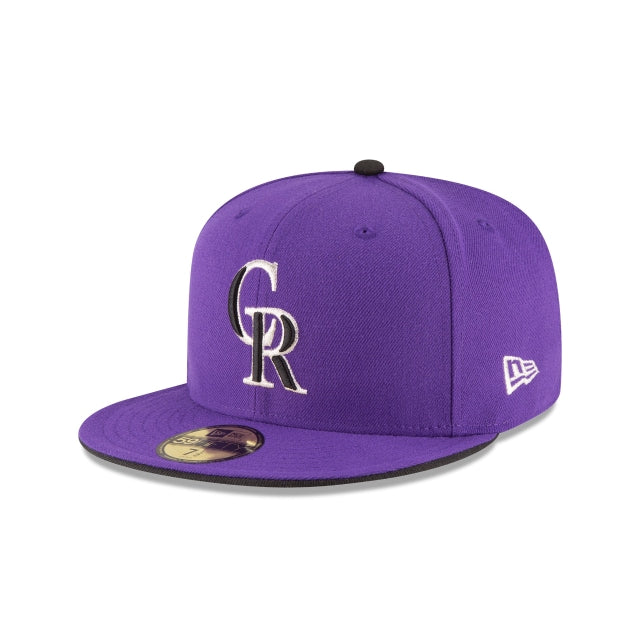 New Era 59FIFTY MLB Colorado Rockies Authentic Collection On Field Gorra ajustada Negro