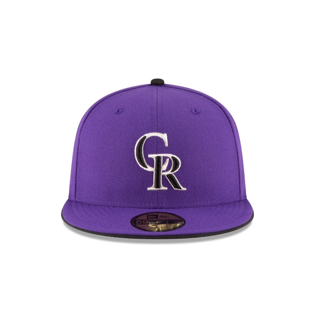 New Era 59FIFTY MLB Colorado Rockies Authentic Collection On Field Gorra ajustada Negro