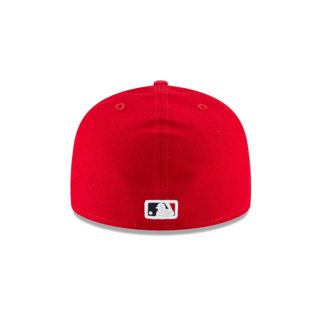 New Era 59FIFTY MLB Los Angeles Angels Authentic Collection On-Field Fitted Hat Rojo
