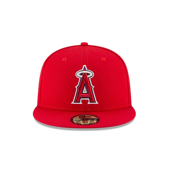New Era 59FIFTY MLB Los Angeles Angels Authentic Collection On-Field Fitted Hat Rojo