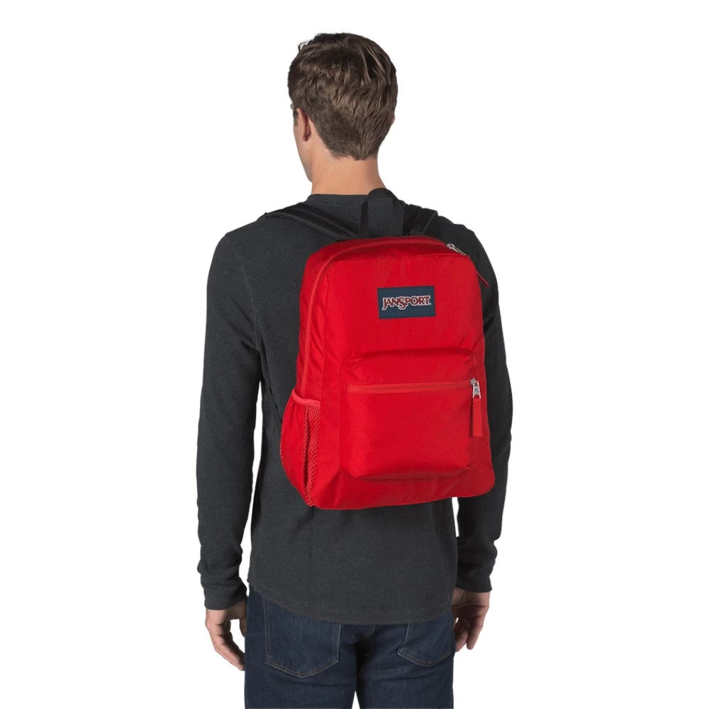 JanSport Cross Town Mochila escolar con cerezas de 8 bits JS0A47LW93L