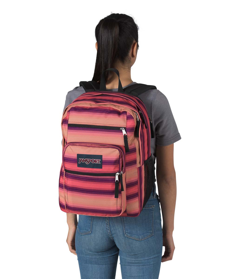 JanSport Big Student, rayas de puesta de sol JS0A47JK75V