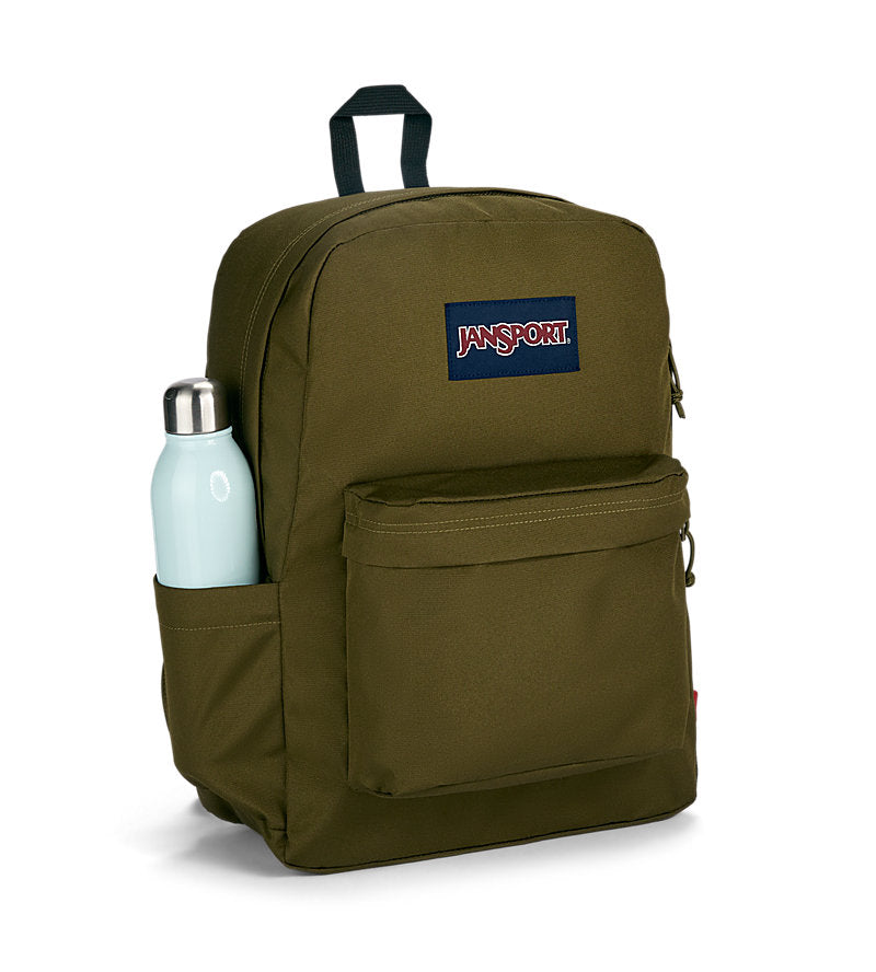 JanSport JS0A4QUE008 Superbreak Plus Mochila escolar negra para portátil
