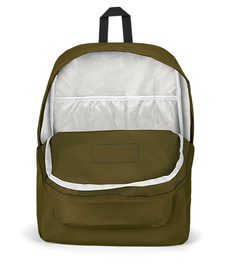 JanSport JS0A4QUE008 Superbreak Plus Mochila escolar negra para portátil