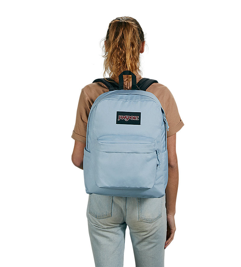 JanSport JS0A4QUE008 Superbreak Plus Mochila escolar negra para portátil