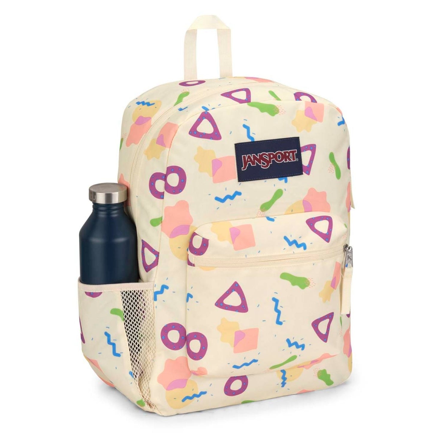 JanSport Cross Town Mochila escolar con cerezas de 8 bits JS0A47LW93L