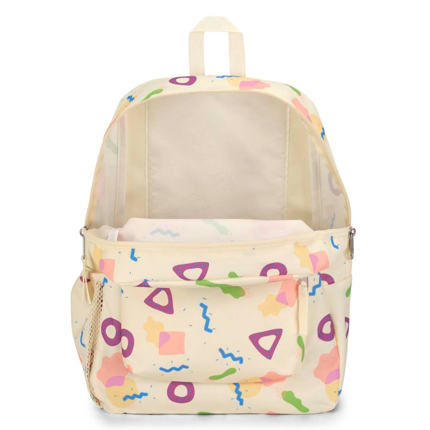 JanSport Cross Town Mochila escolar con cerezas de 8 bits JS0A47LW93L