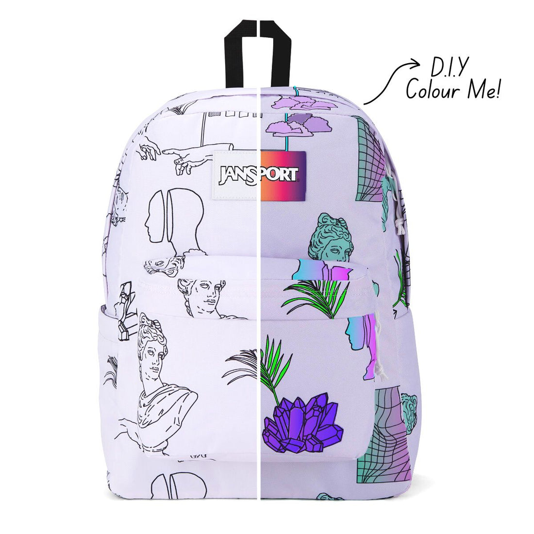 Mochila Jansport SuperBreak Color Me Vaporwave