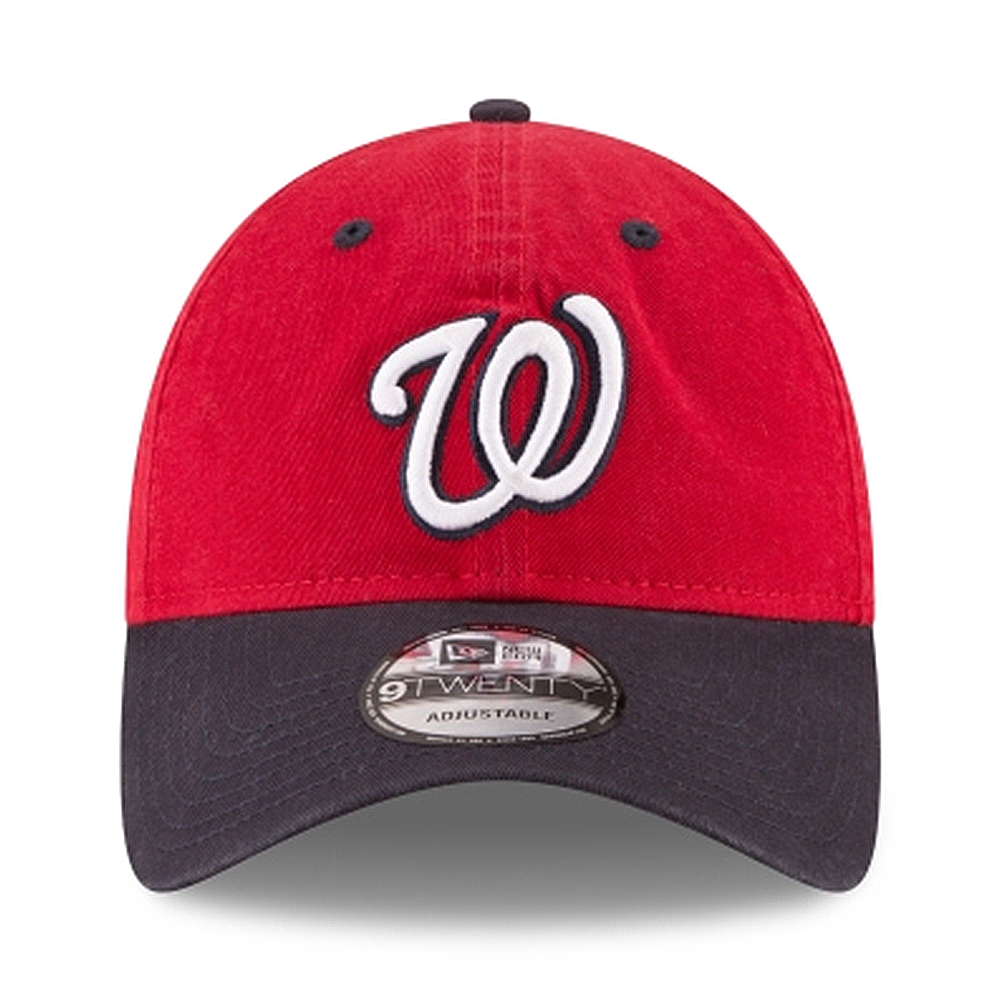 New Era 9TWENTY MLB Washington Nationals Core Classic Gorra ajustable rojo/azul marino