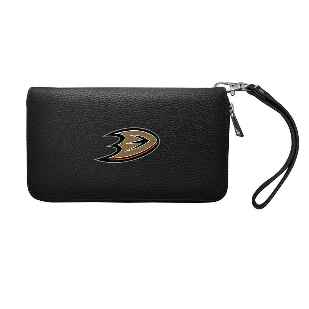 Cartera organizadora con cremallera Anaheim Ducks Pebble Black
