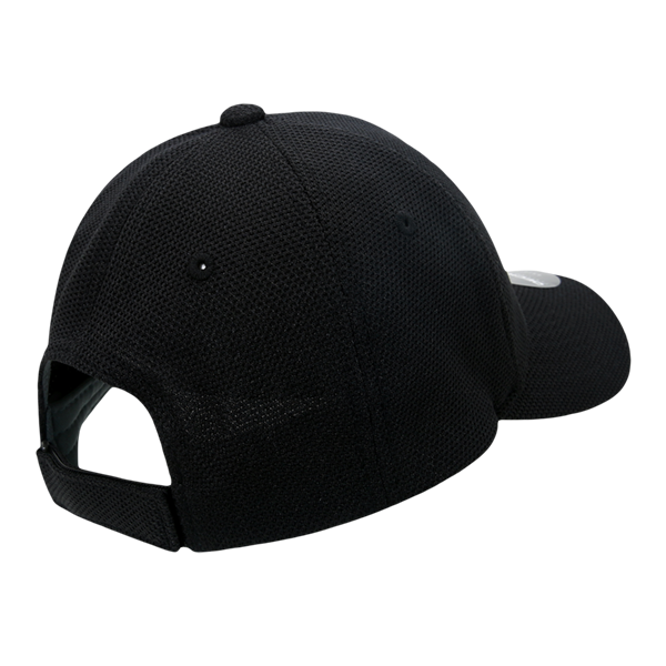 Golf Pique Pattern Ajustable Low Crown Gorras Estructuradas Negro