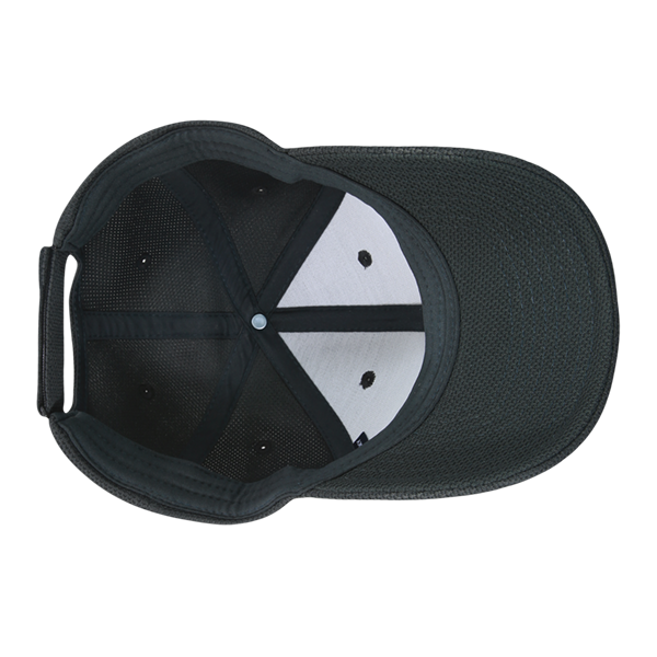 골프 피케 패턴 조정 가능한 낮은 크라운 구조 캡 차콜 그레이