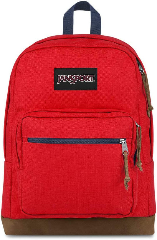 JanSport 라이트 팩 레드 테이프 스쿨 백팩