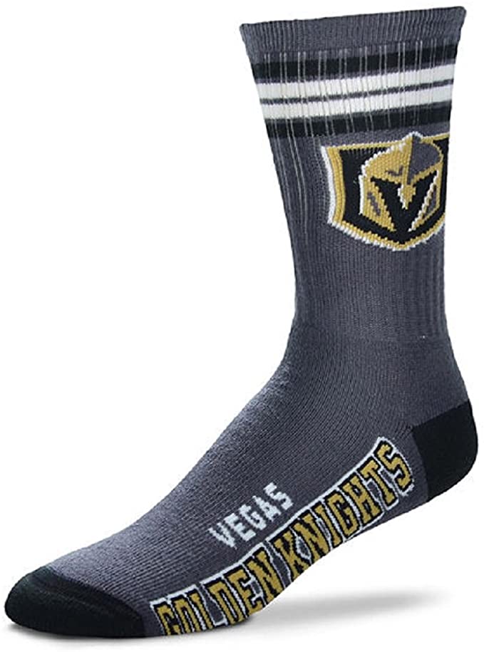 FBF 4 rayas Deuce Crew calcetines Vegas Golden Knights grande (10-13)