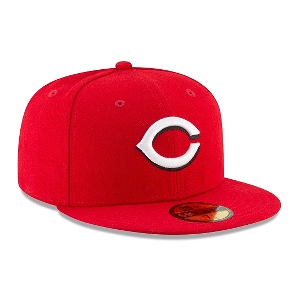 New Era 59FIFTY MLB Cincinnati Reds Authentic Collection On-Field Fitted Hat Rojo
