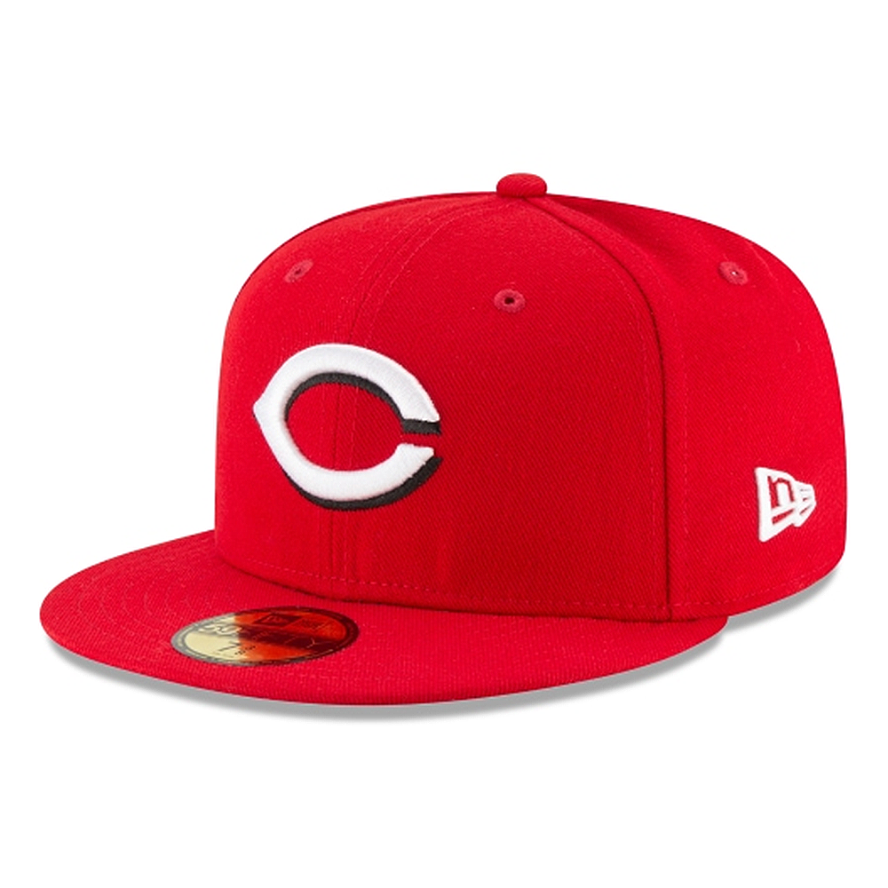 New Era 59FIFTY MLB Cincinnati Reds Authentic Collection On-Field Fitted Hat Rojo