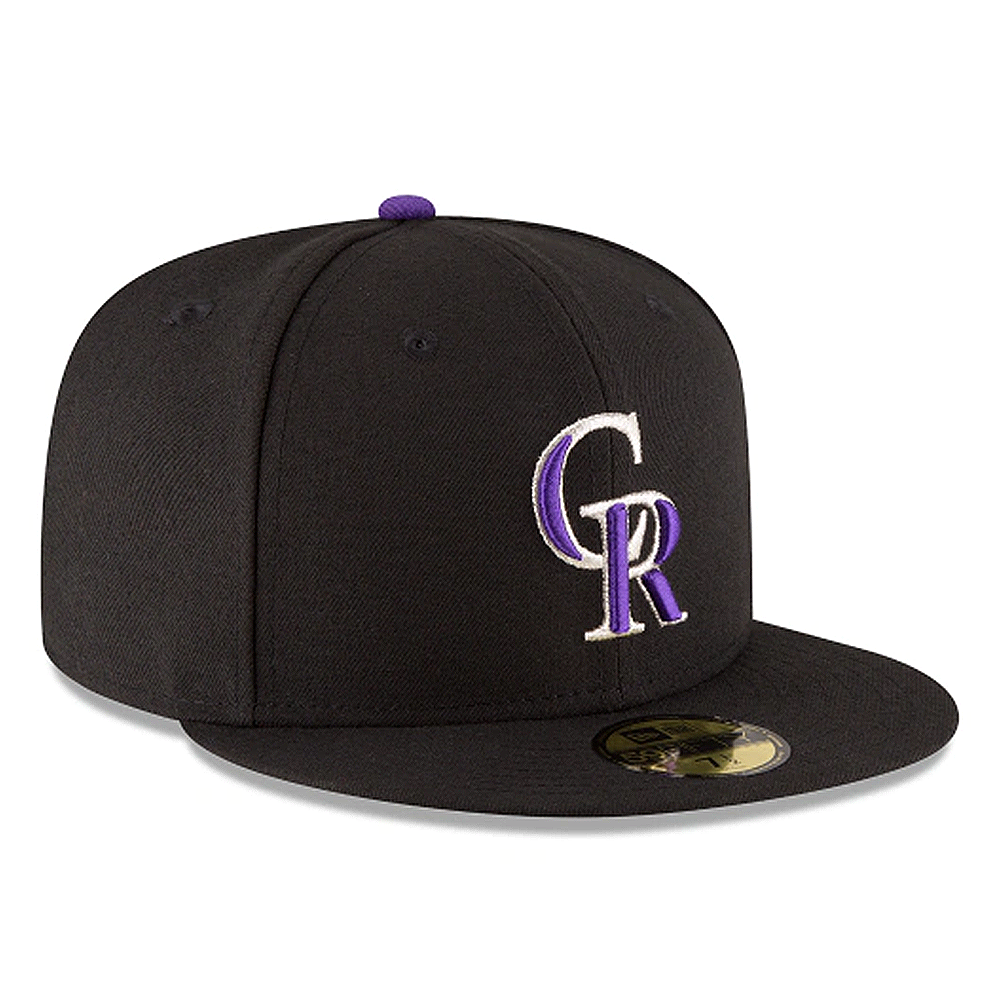 New Era 59FIFTY MLB Colorado Rockies Authentic Collection On Field Gorra ajustada Negro