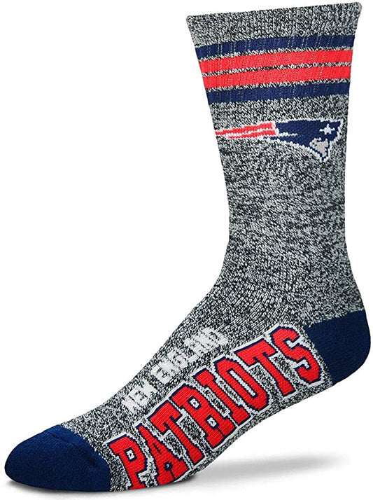 FBF Got Marbled Crew 양말 New England Patriots Large(10-13)