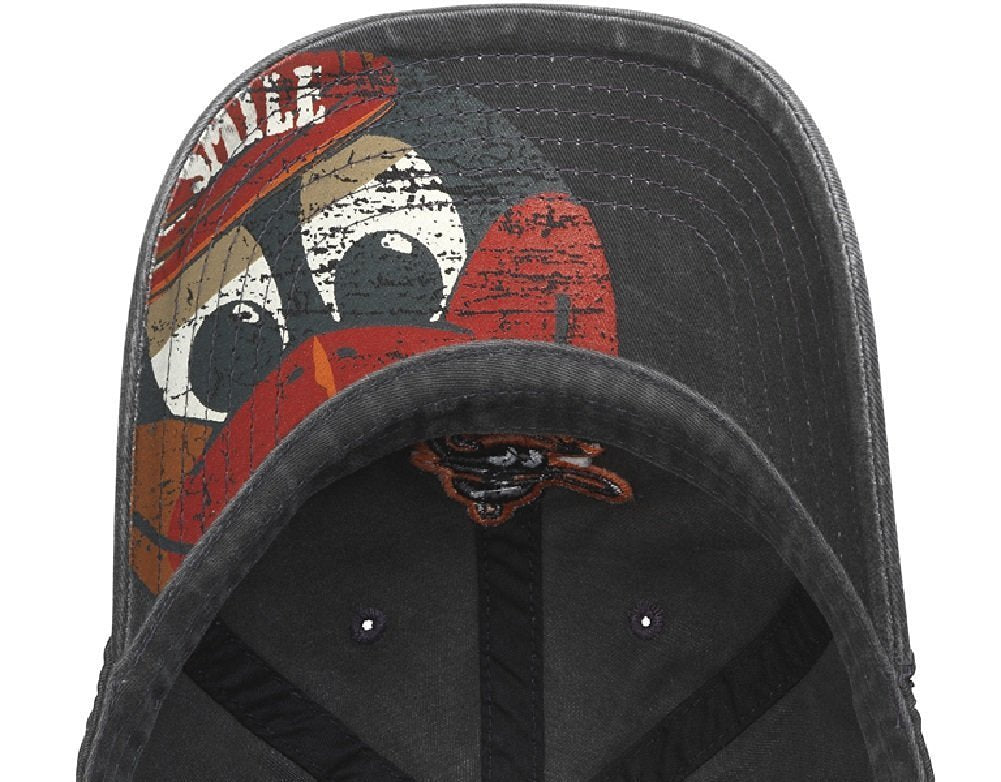 Gorra ajustable con visera New Raglin New Raglin de American Needle MLB Baltimore Orioles, color negro