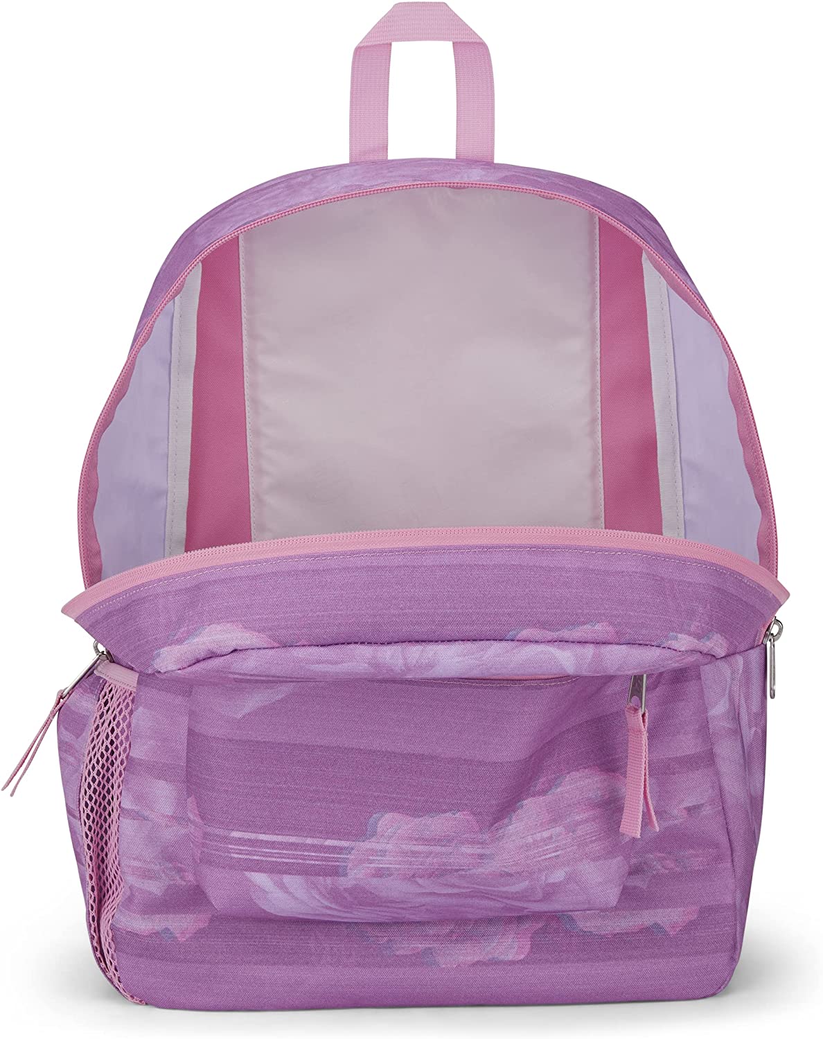 JanSport Cross Town, Static Rose, mochila escolar rosa de talla única