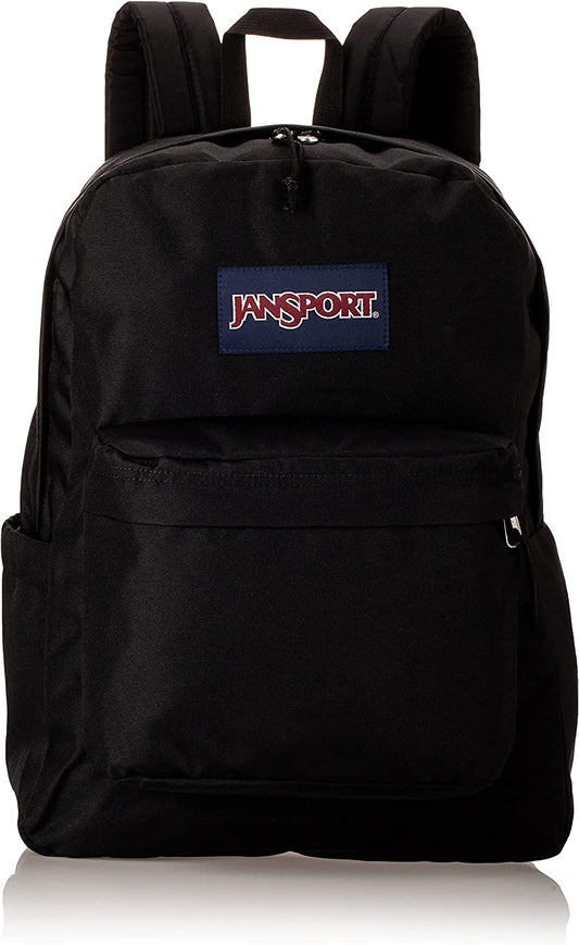 JanSport JS0A4QUE008 Superbreak Plus 블랙 스쿨 노트북 백팩