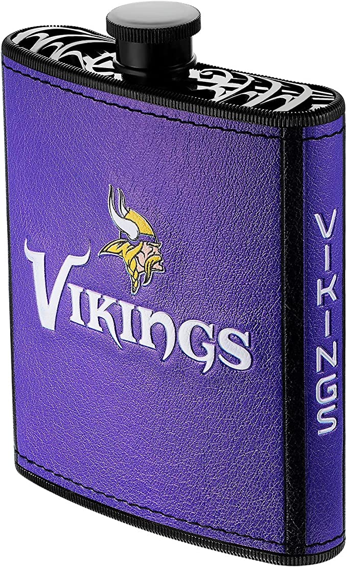 Minnesota Vikings 플라스틱 힙 플라스크, 7온스