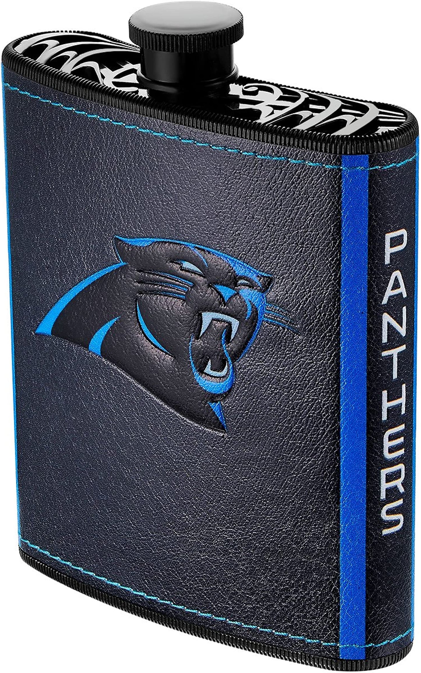 Carolina Panthers 플라스틱 힙 플라스크, 7온스
