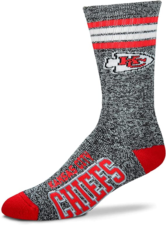FBF Got Marbled Crew Calcetines Kansas City Chiefs Large (10-13)