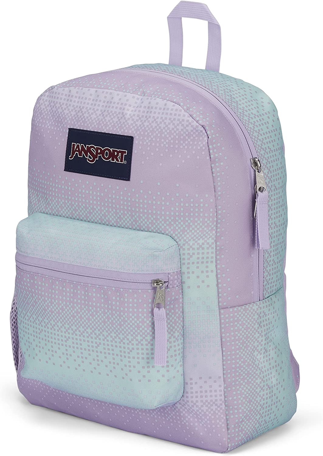 JanSport 크로스 타운 8비트 옴브레 퍼플 스쿨 백팩 JS0A47LW93K