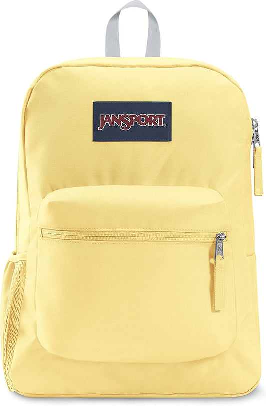 JanSport 크로스 타운 페일 바나나 스쿨 백팩 JS0A4QUE85X
