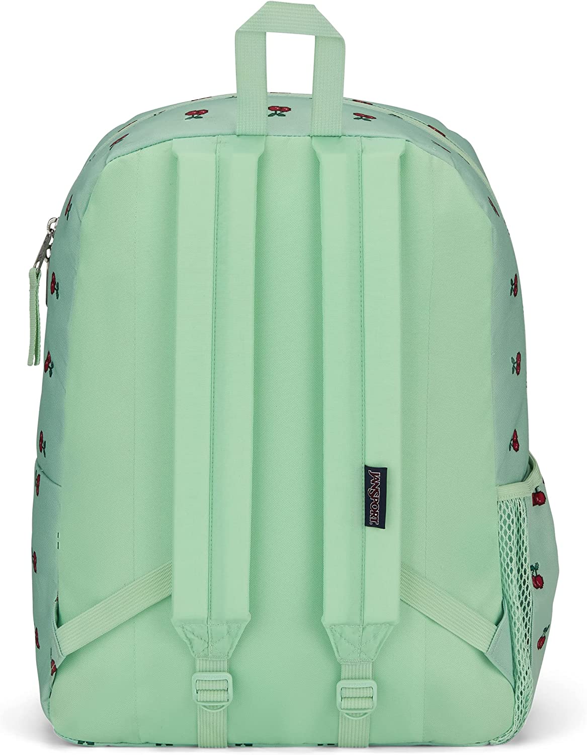 JanSport Cross Town Mochila escolar con cerezas de 8 bits JS0A47LW93L