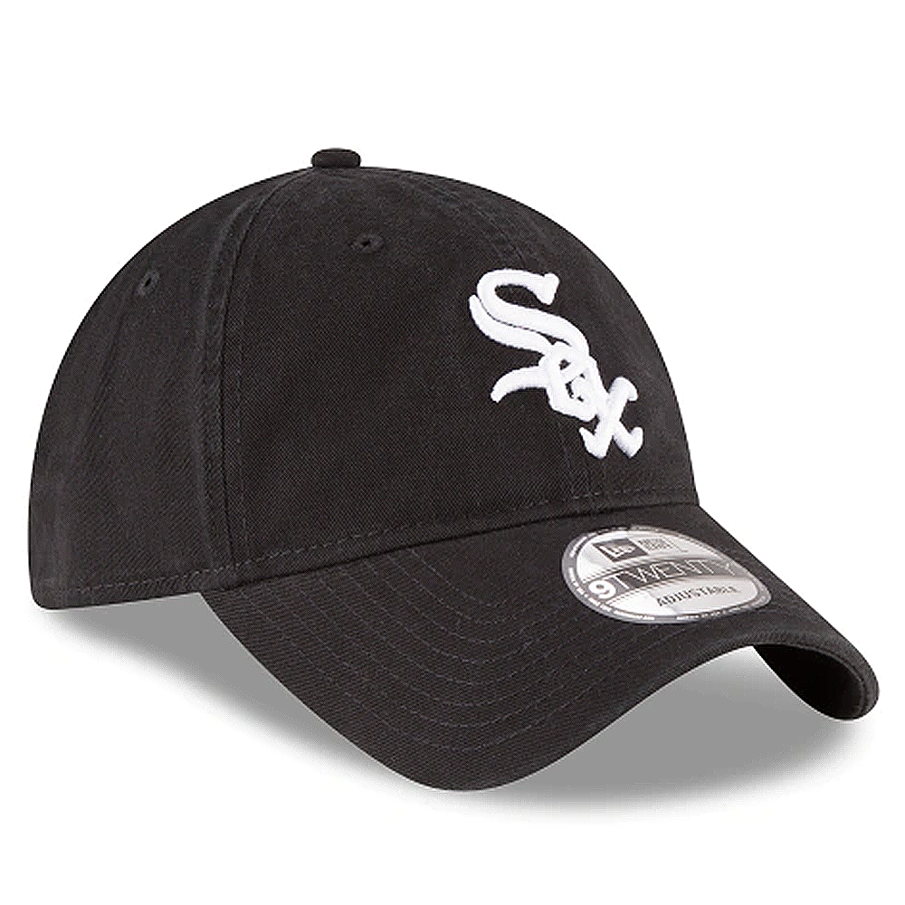 New Era MLB Chicago White Sox Black Core Classic Twill 9Twenty gorra ajustable