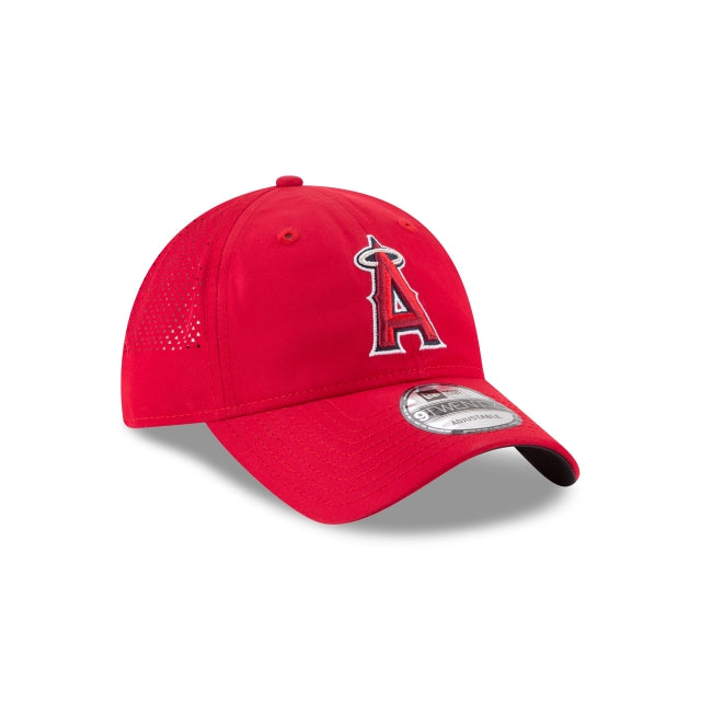Gorra ajustable Los Angeles Angels Perforated Pivot 9TWENTY de New Era - Rojo
