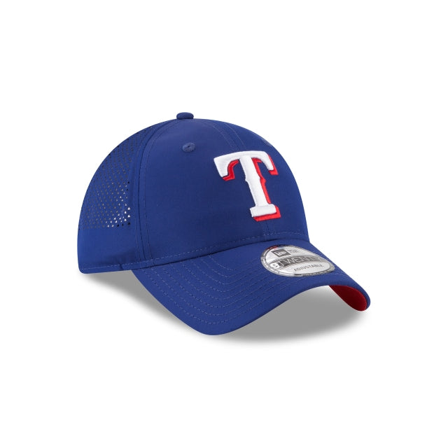 Gorra ajustable 9TWENTY Texas Rangers Perforated Pivot de New Era - Azul real
