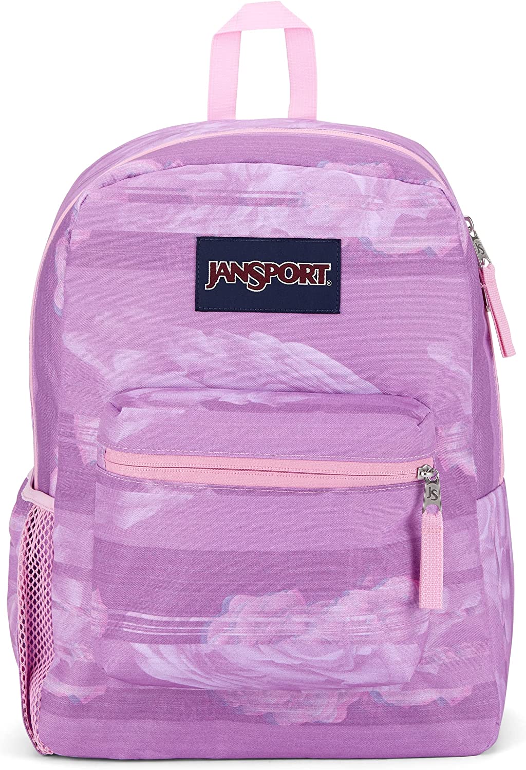 JanSport Cross Town, Static Rose, mochila escolar rosa de talla única