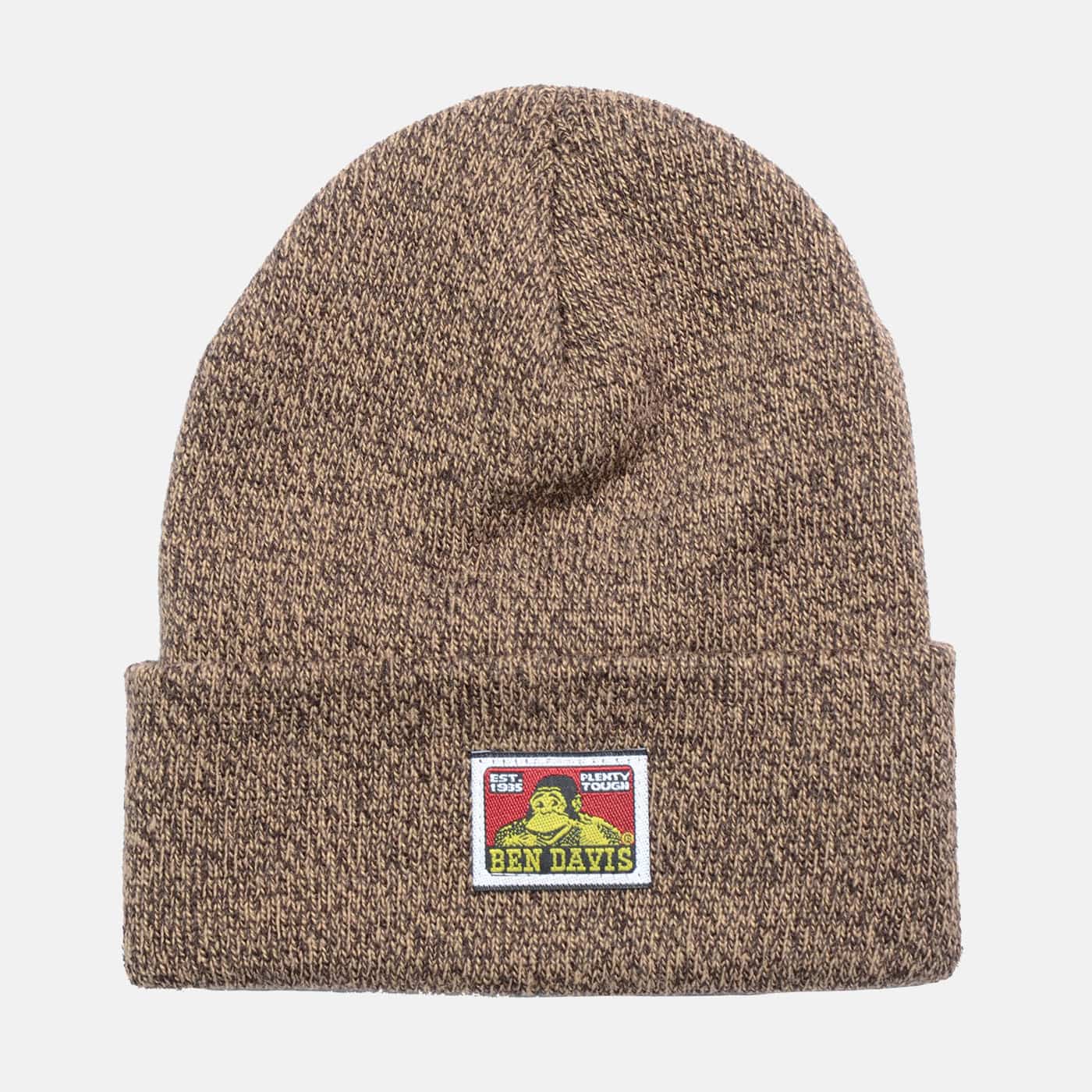 Gorra Ben Davis Acrylic Cuffed Beanie Skull - Marled Brown