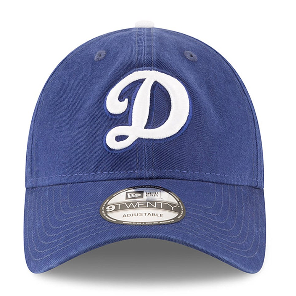 New Era MLB Los Angeles Dodgers Core Classic D logo 9Twenty Gorra ajustable azul real