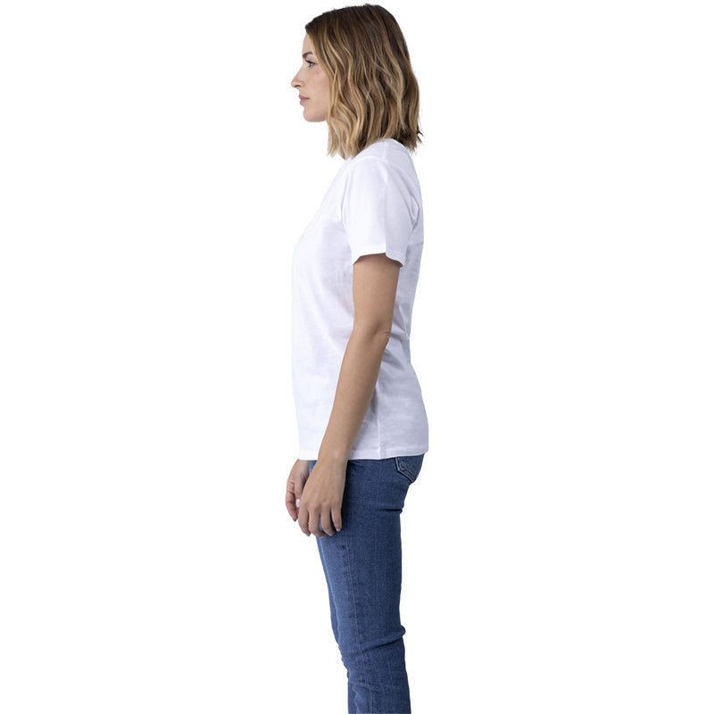 유니섹스 소프트 워싱 반소매 크루넥 티셔츠 3팩 네이비 헤더