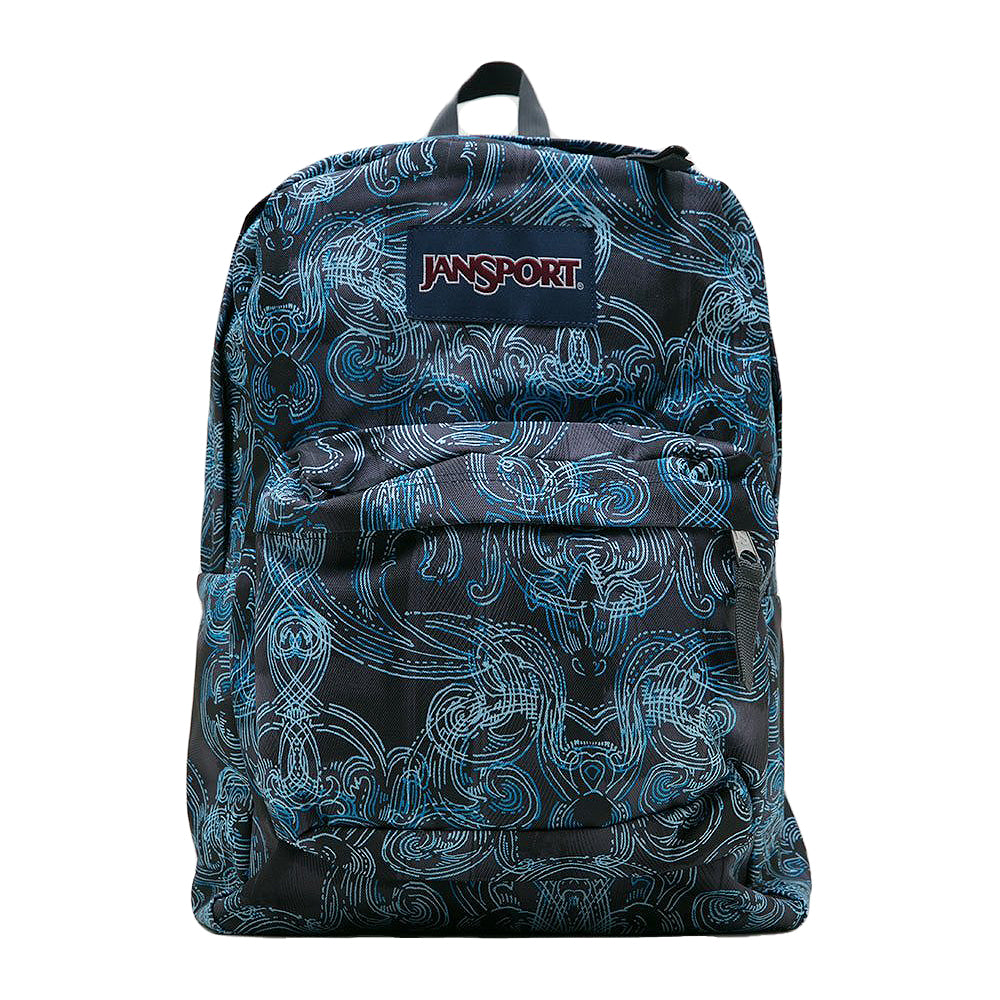 Jansport Superbreak Backpack Multi Ornate Blues