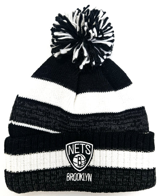 Adidas Brooklyn Nets Cuffed Knit Hat