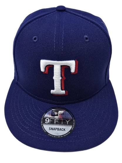 Texas Rangers Authentic New Era 9FIFTY Black Snapback Baseball Cap